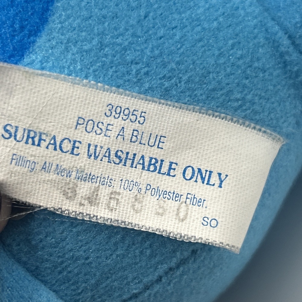 Vintage BLUES CLUES 8" PLUSH DOG Toy 1997 Tyco Pose A Blue Stuffed Animal Rare - Picture 5 of 7